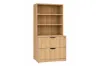 Picture of Lateral File Cabinet with Bookcase Top and Locking Drawers