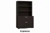 Picture of Lateral File Cabinet with Bookcase Top and Locking Drawers