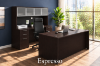 Picture of Executive Desk with Credenza and Hutch Set 