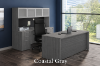 Picture of Executive Desk with Credenza and Hutch Set 