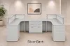 Picture of 2 Person U Shaped Reception Desk with Transaction Counter and Storage