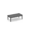 Picture of Modern Laminate Coffee Table with Wood Base | Commercial Lobby & Office Table
