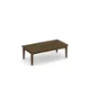 Picture of Modern Laminate Coffee Table with Wood Base | Commercial Lobby & Office Table