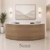 modern curved front desk for office reception