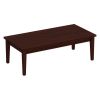 Picture of Modern Laminate Coffee Table with Wood Base | Commercial Lobby & Office Table