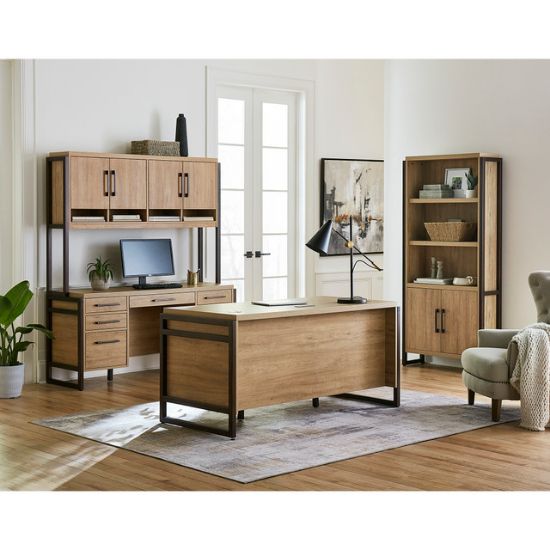 Picture of Artisan Executive Office Desk Suite with Storage for Modern Offices