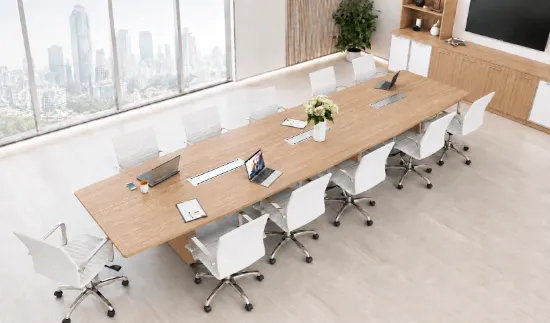 boat shaped conference table