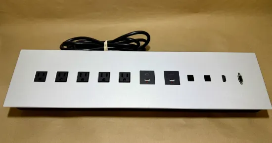 Picture of Media Power Hub with USB-C, HDMI & AC Outlets for Corp Design Conference Tables