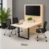 conference media wall center with TV mount
