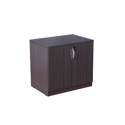Picture of Office Storage Cabinet with Locking Doors and Adjustable Shelf-Driftwood
