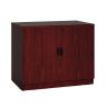 Picture of Office Storage Cabinet with Locking Doors and Adjustable Shelf-Mahogany