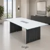 conference table with glass top