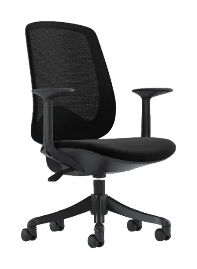 Picture of Mesh Back Office Chair with Adjustable Lumbar Support and Arms
