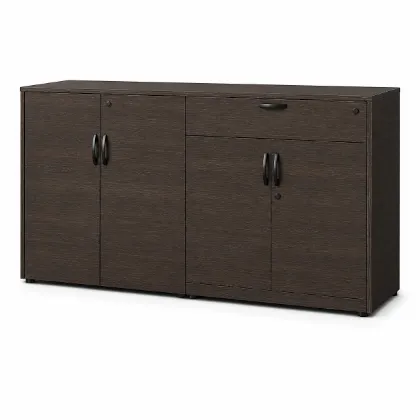 Picture of  Buffet Credenza with Locking Doors, Drawer Storage and Adjustable Shelves