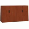 Picture of Double Storage Cabinet Credenza with Locking Doors and Adjustable Shelves