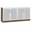Picture of Office Storage Credenza with Glass Doors and Adjustable Shelves