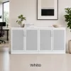 	office storage credenza with glass doors