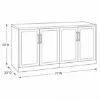 	office storage credenza with glass doors