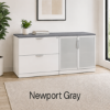 office credenza with glass doors and file drawers