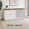 office credenza with glass doors and file drawers