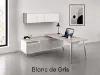 L shaped desk with storage
