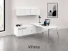 L shaped desk with storage