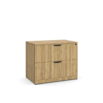 Picture of 2 Drawer Lateral File Cabinet with Lock – Office Filing Storage Cabinet
