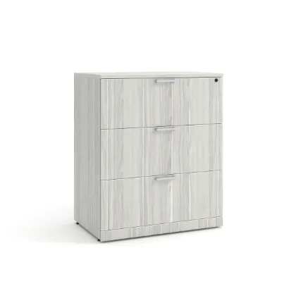 Picture of 3 Drawer Lateral File Cabinet with Lock – Office Storage Filing Cabinet