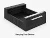 Picture of 2 Person Workstation with Privacy Panels, Wire Management, and Mobile Pedestal Drawers