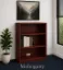 Office Bookcase with Adjustable Shelves, 36" High-Mahogany