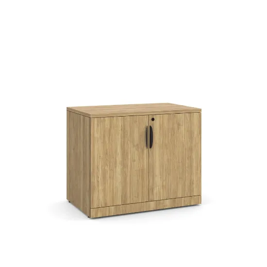 Picture of Small Office Storage Cabinet with Locking Doors and Adjustable Shelf