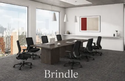  Cube Conference Table with Laminate Top and Cable Management