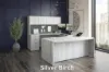 Bow Front U Shaped Desk with Hutch