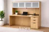 Executive Credenza Desk with Hutch, Drawers & Storage