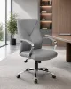 Executive High Back Leather Boardroom Chair with Chrome Arms and Adjustable Tilt