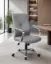 Executive High Back Leather Boardroom Chair with Chrome Arms and Adjustable Tilt