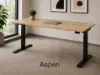 Electric Standing Desk with Memory Handset and Height Adjustable Laminate Top