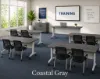 Flip Top Nesting Training Table with Modesty Panel and Locking Casters