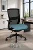 Blue Ergonomic Mesh Office Chair with Adjustable Arms and Lumbar Support