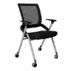 nesting guest chair with arms and casters