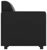 black club chair with antimicrobial vinyl upholstery