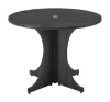 	round conference table for 4 with cable management