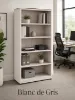 executive bookcase with adjustable shelves