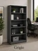executive bookcase with adjustable shelves