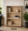 executive bookcase with adjustable shelves and glass top