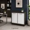 storage cabinet with glass doors
