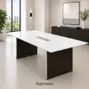 conference table with glass top