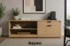 low credenza with file drawer and open storage
