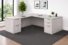 Picture of Executive L Shaped Desk with Drawers, Locking Storage and Cable Management 