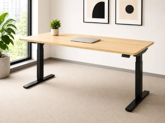 electric standing desk with memory handset
